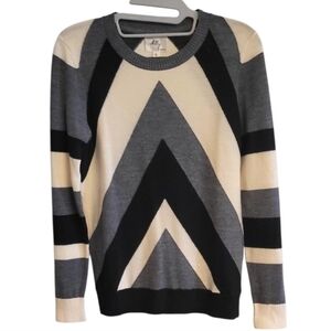 Milly of NY Merino Wool Sweater Sz S Quiet Luxury Preppy